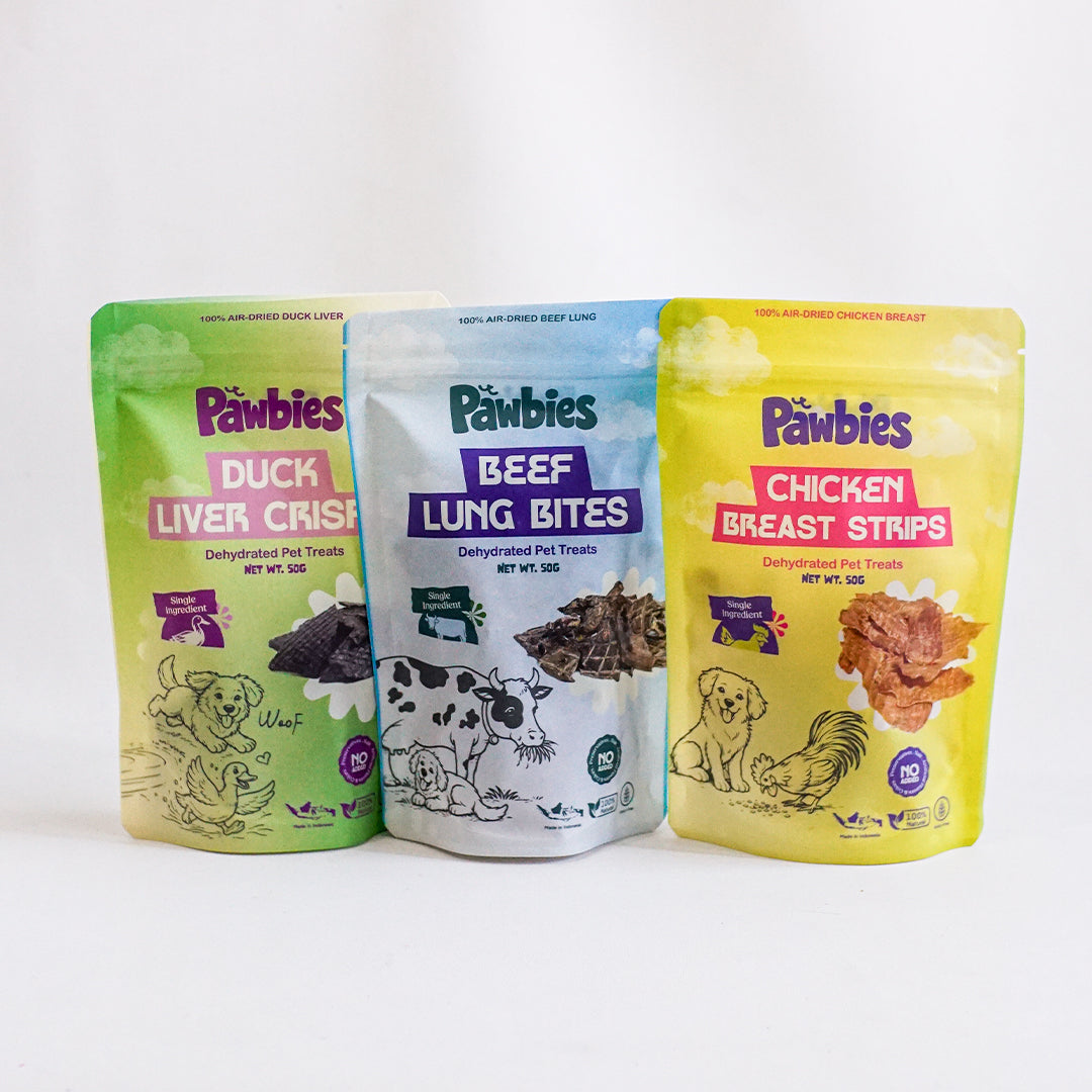 Pawbies Air Dried Chicken Breast Strips 50gr